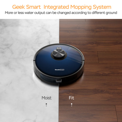 Geek Smart L7 Robot Vacuum Cleaner And Mop, Wi-Fi Connected APP